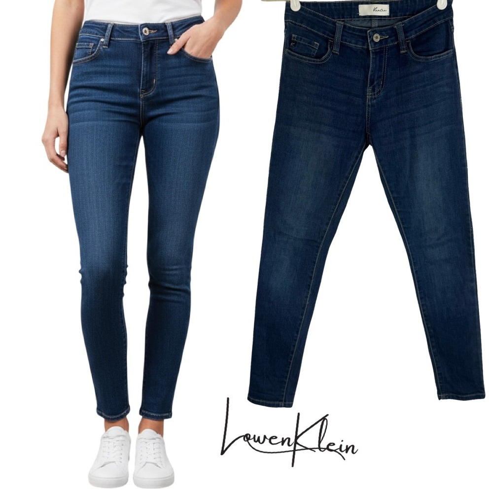 Kancan Womens Jeans Size 1/24 Dark Wash Denim Skinny‎ Mid Rise Stretch